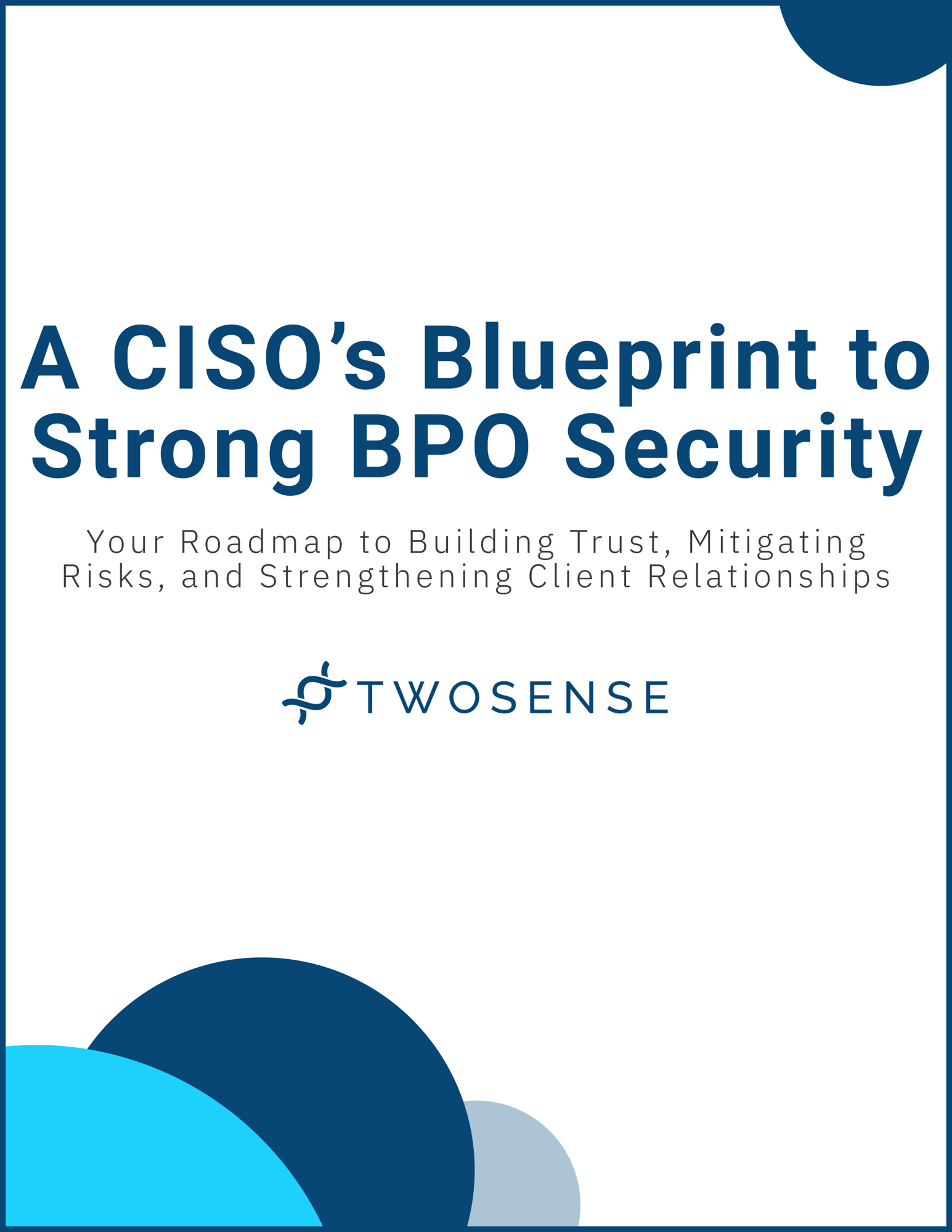 CISO blueprint cover